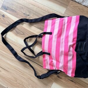 Victoria's Secret Pink and Black Tote Bag